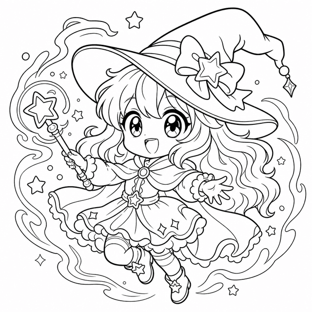 Chibi — Chibi czarodziejka