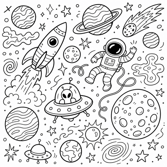 Doodle — Space doodles