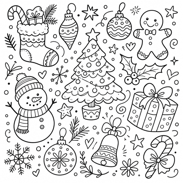 Doodle — Christmas doodles