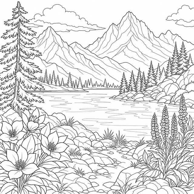 Natura — Górskie jezioro